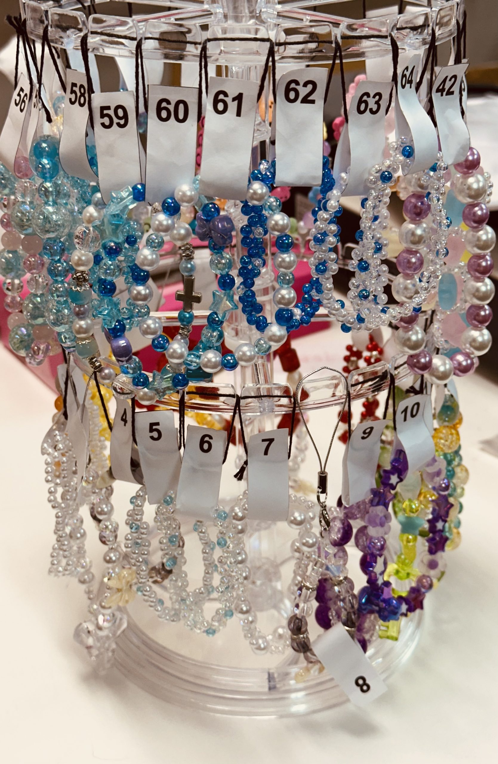 ブルー系のブレスレットの作品例2